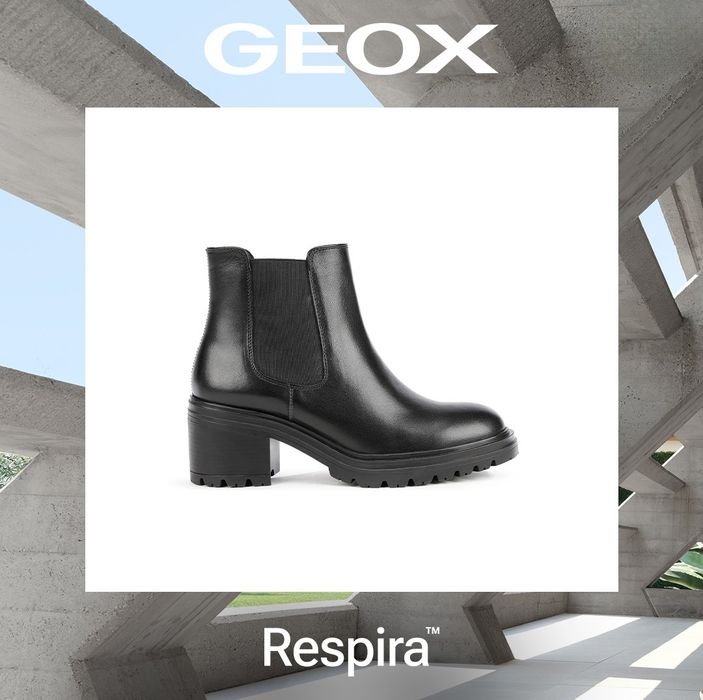 Черевики Geox, Шкіра, Ботинки, Челсі, Осінь