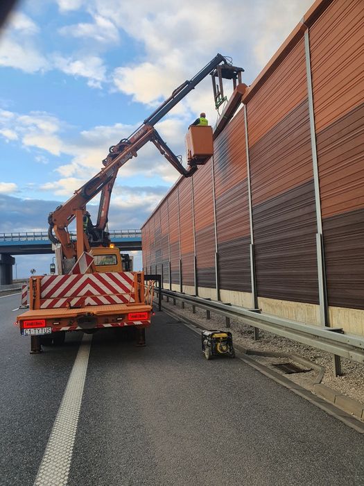 Podnosnik koszowy wycinka drzew Aleksandrów Kujawski