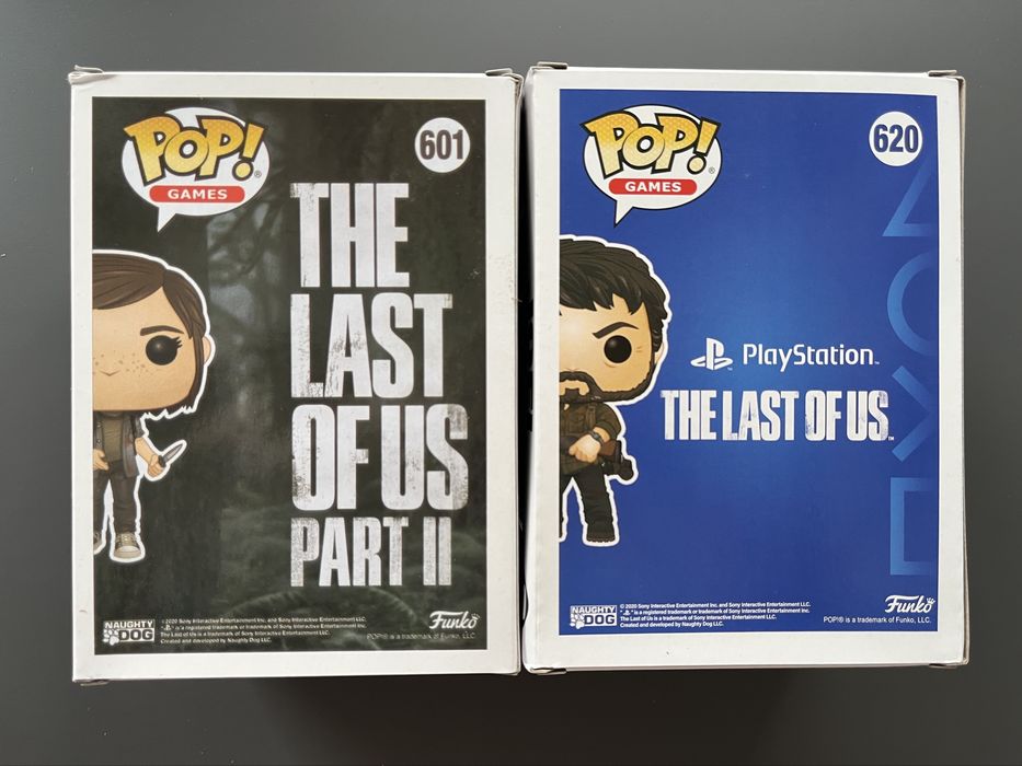 2 фігурки Funko pop the last of us 601 620 Еллі Джоел