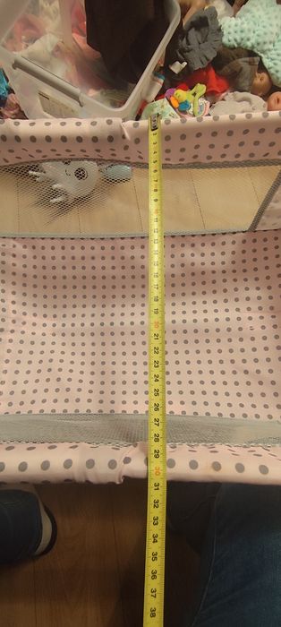 Składane łóżeczko dla lalek babas