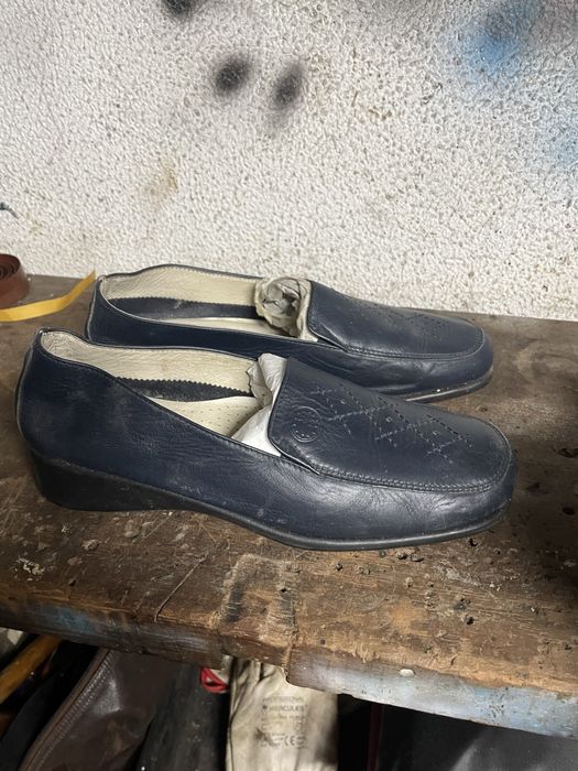 Sapatos senhora de cor azul muito cómodos