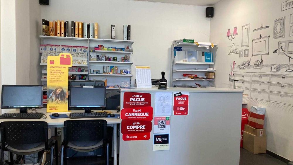 Centro de cópias e cafetaria em Viseu