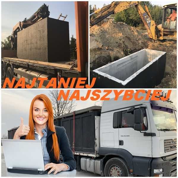 SZAMBA betonowe 10m3 szambo 12m3 zbiornik na deszczówkę 4m3 STRYKÓW
