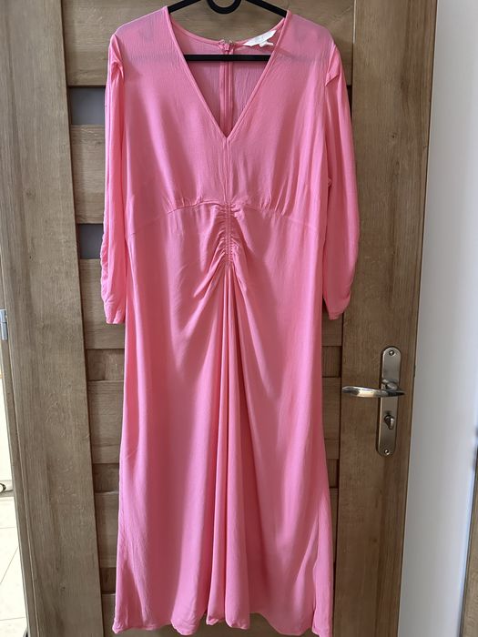 Sukienka ciążowa różowa H&M MAMA