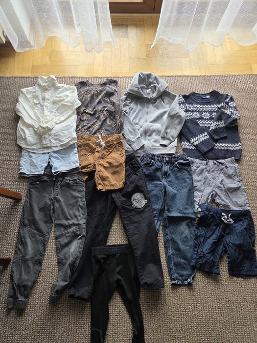 Paka ciuchów dla chłopca H&M 122 128 zestaw ubranek