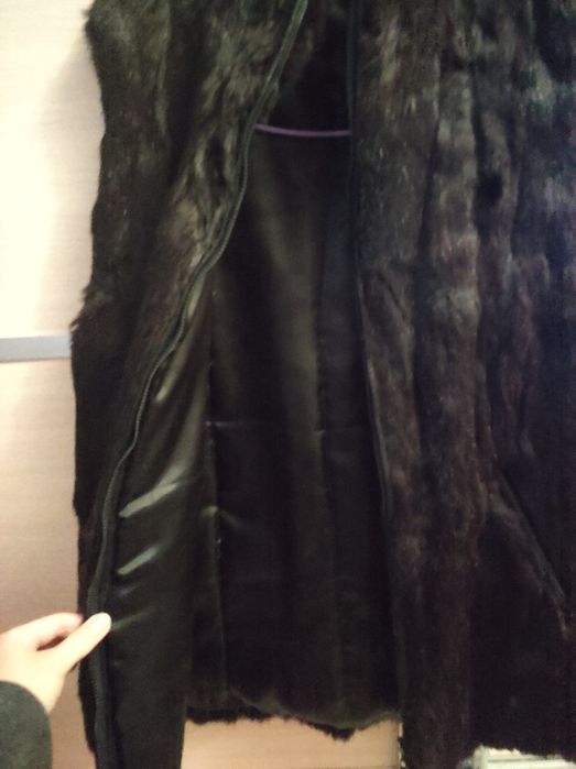 Жилетка натуральная с кролика