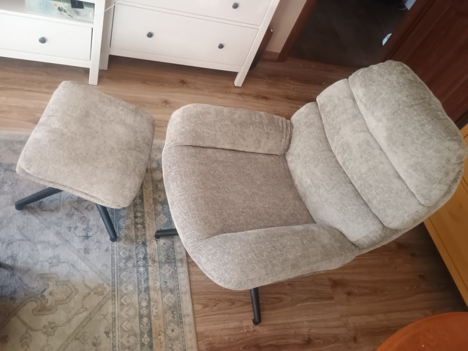 Fotel Defit szary