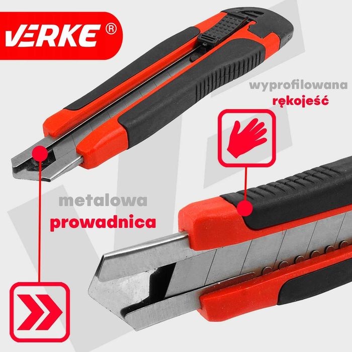 10x NÓŻ nożyk tapeciak składany ostrze ŁAMANE 18MM solidny MOCNY!!