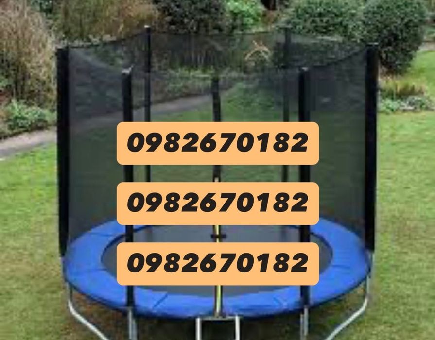 Батут дитячий Just Fun   140,  183см 252см 312см 374см