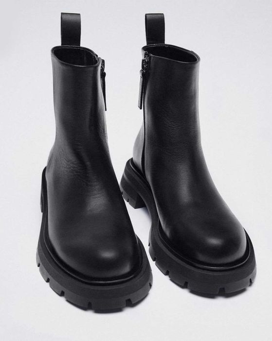 Жіночі черевики zara (zara ankle boots)