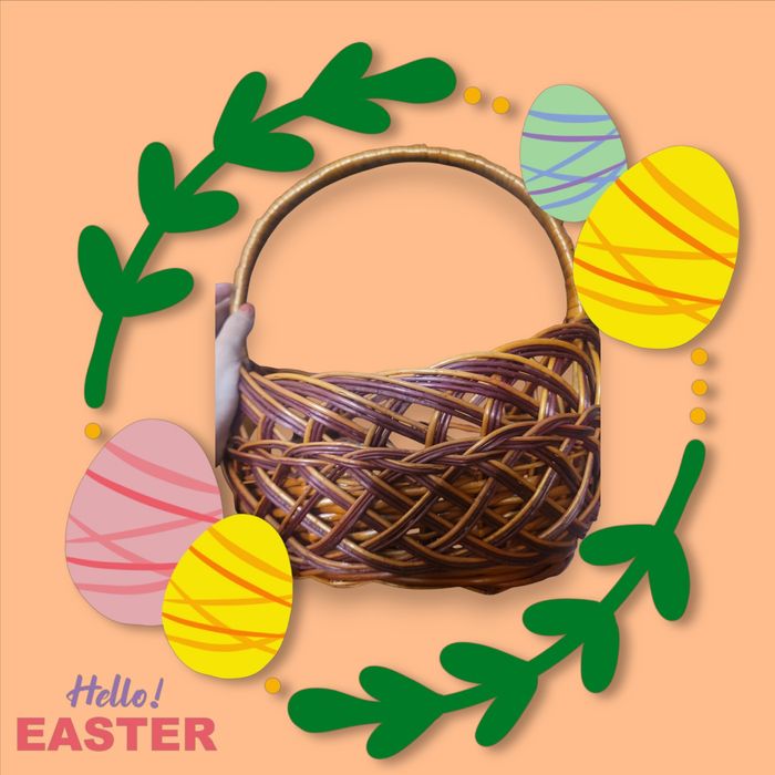 Шукаєте особливий великий пасхальний кошик?