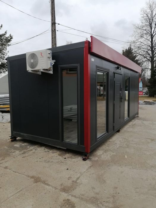 Kontener 7x3 handlowy, biurowy,usługowy z toaletą i aneksem kuchennym
