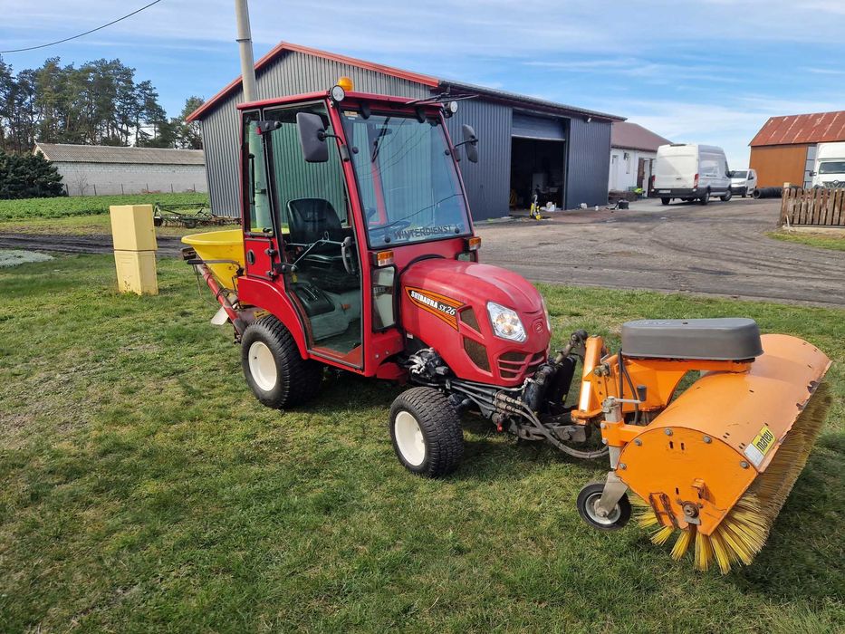 traktorek komunalny Shibaura SX26 rok 2015 kabina , 4x4