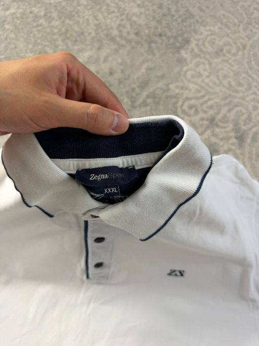 Koszulka Polo Ermenegildo Zegna Sport Biała