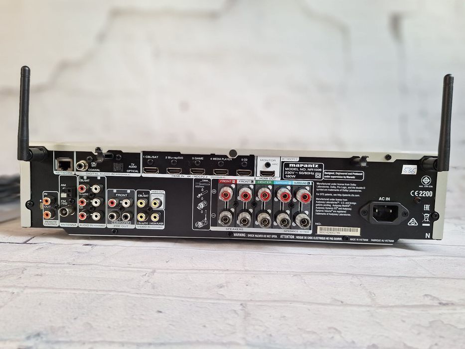 Marantz NR1506 7.2 Wifi BT 4k 60p net radio Spotify ARC