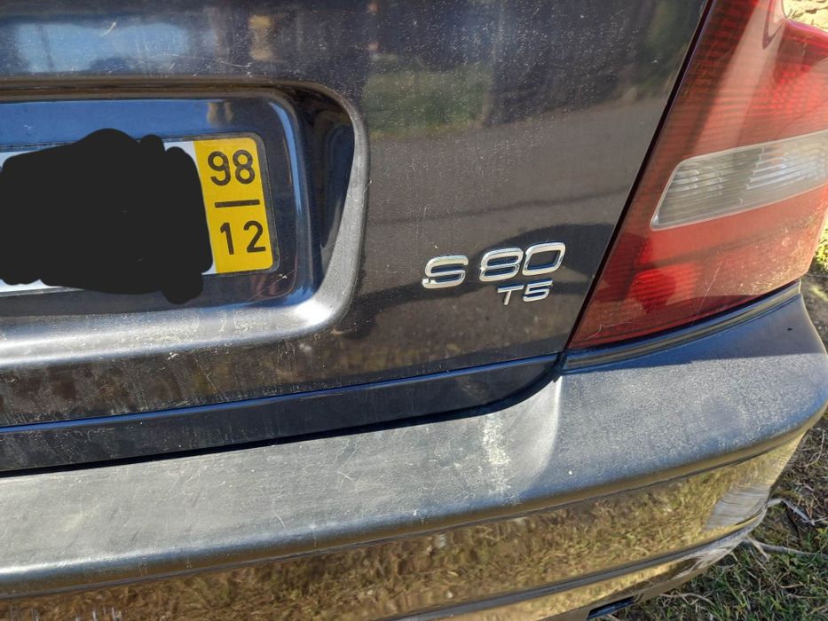 Para peças Volvo S80 T5 ano1998 boa mecânica 226 cavalos