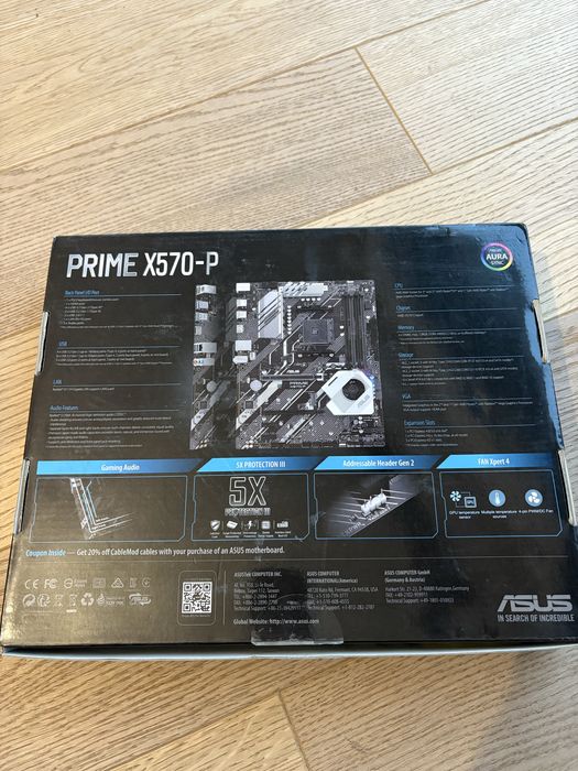 Nowa plyta glowna Asus Prime x570-P