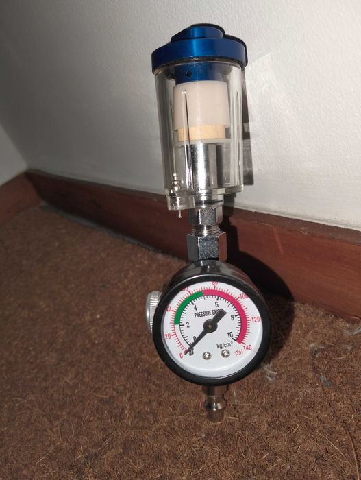 Filtro regulador de ar de pistola