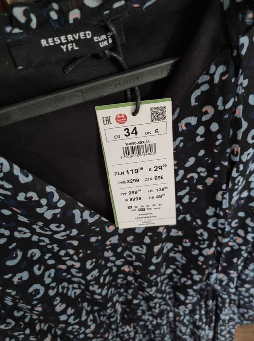 Sukienka Reserved. Nowa. 34