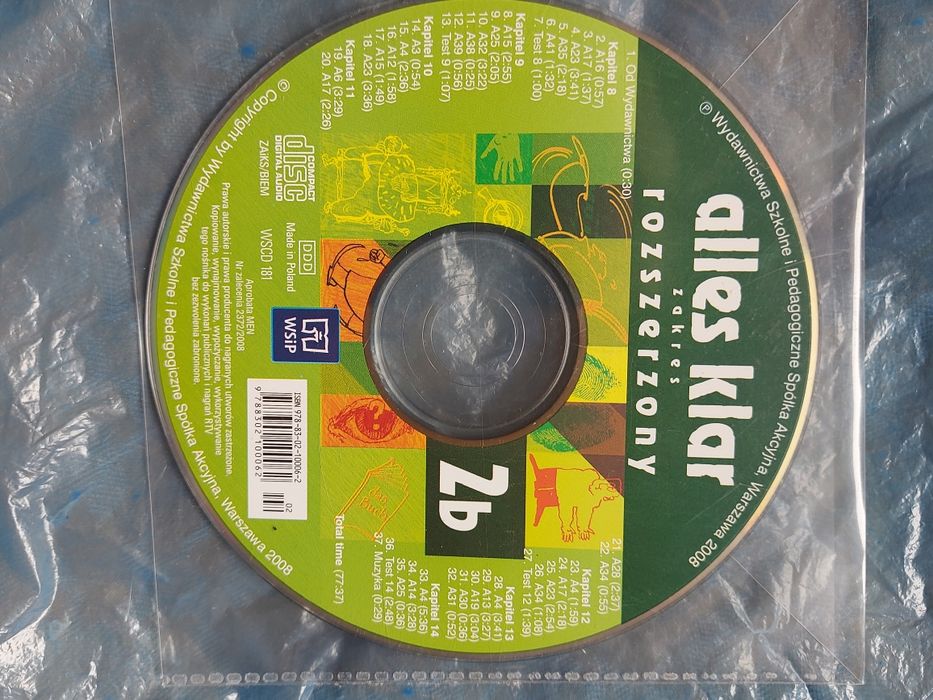 Płyty CD do nauki 2 sztuki 2008rok