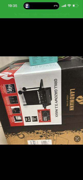 Grill gazowy z paragonem
