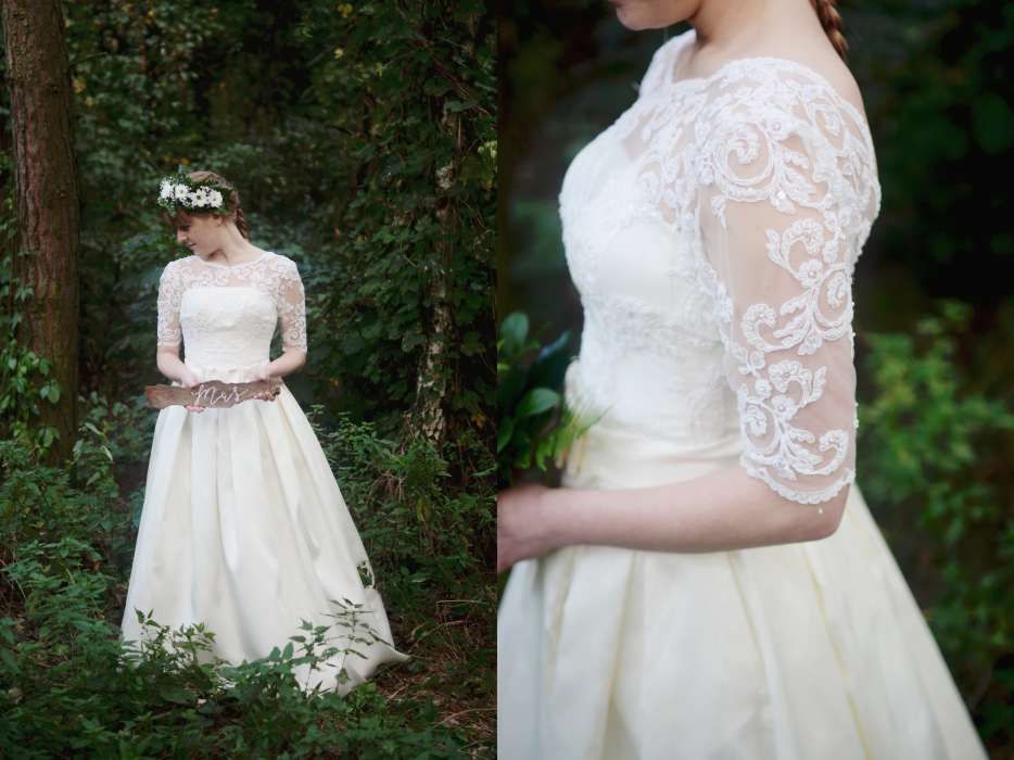 Suknia ślubna boho retro vintage Patrycja Pardyka