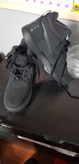 Nowe nike adidasy trampki sneakersy wysokie czarne skórzane 37 i 38