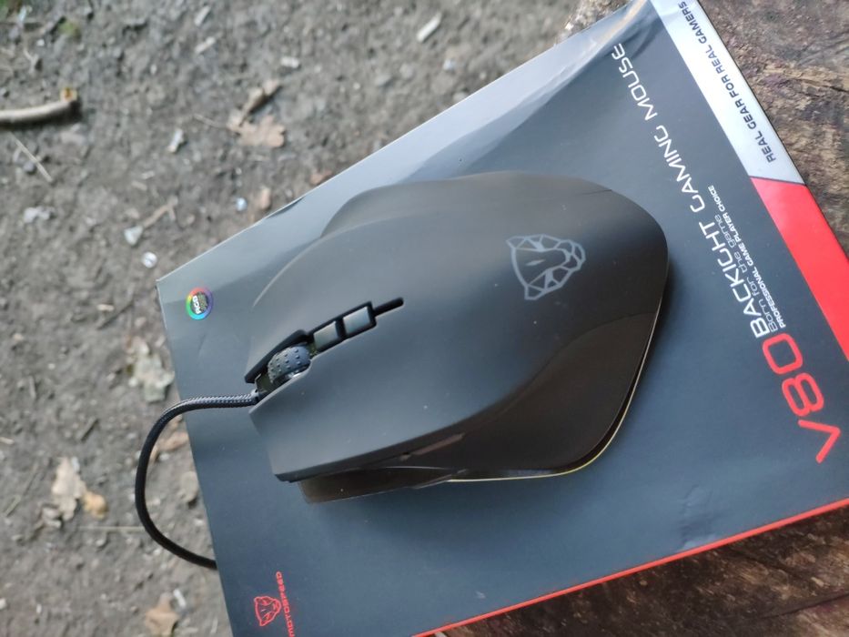 Компьютерная мышь Motospeed V80 игровая с подсветкой RGB