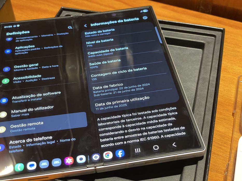 Galaxy Z Fold 6 NOVO Troca/retoma