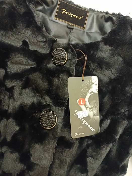 Kurtka futerko z paskiem