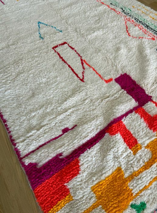 Tapete Azilal Marroquino NOVO – Handmade 100% Lã de Ovelha (210 x 320 cm)