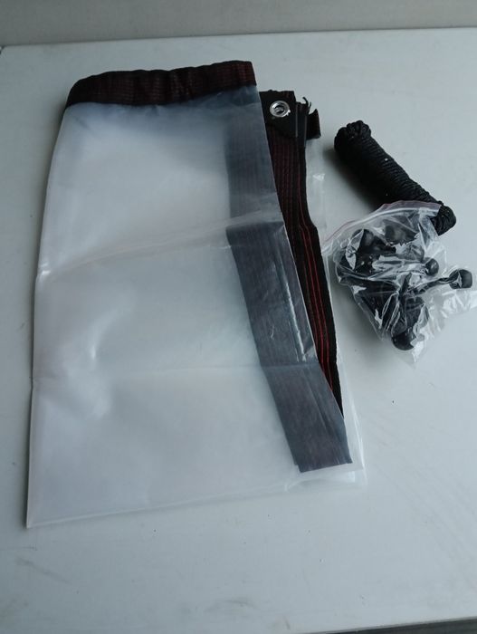 zestaw przezroczystej plandeki