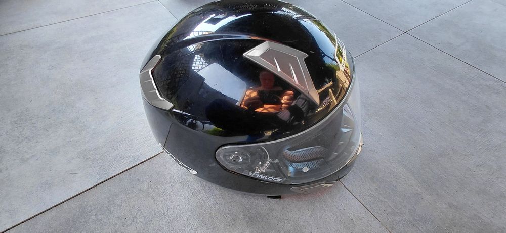 Kask motocyklowy box helmets rozmiar XL czarny