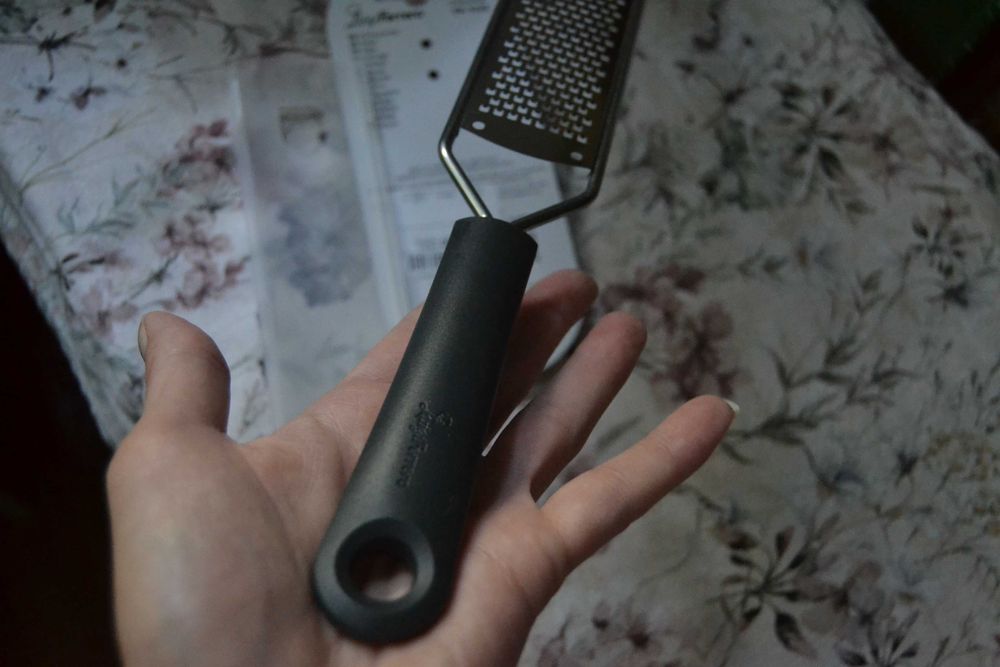 Tarka długa drobna stal nierdzewna Acid etching grater Luigi Ferrero