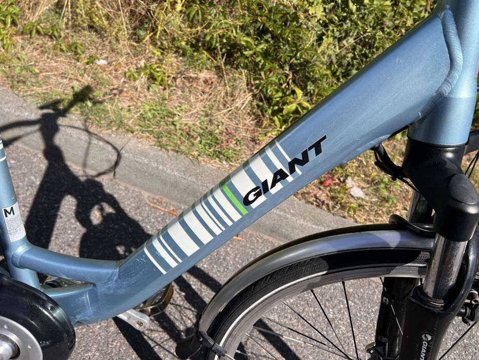 Ładny rower elektryczny GIANT TWIST na dwie baterie + gratis orginalne sakwy /A