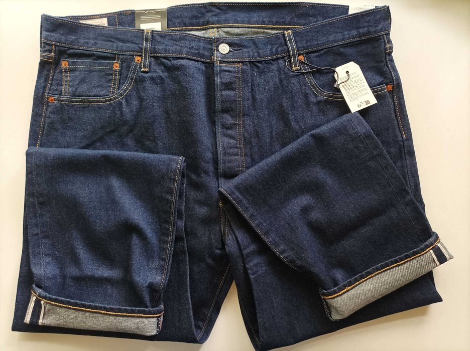 Джинсы Levis 501 селвидж W42 L34 , W42 L36
