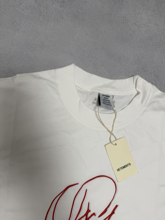 футболка Vetements Java White Project gr balenciaga vetements