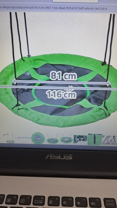 Huśtawka bocianie gniazdo