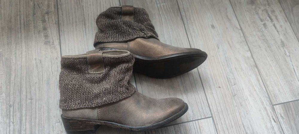 Buty  damskie skórzane r.37