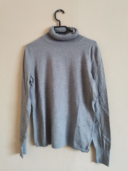 Szary golf damski S M
