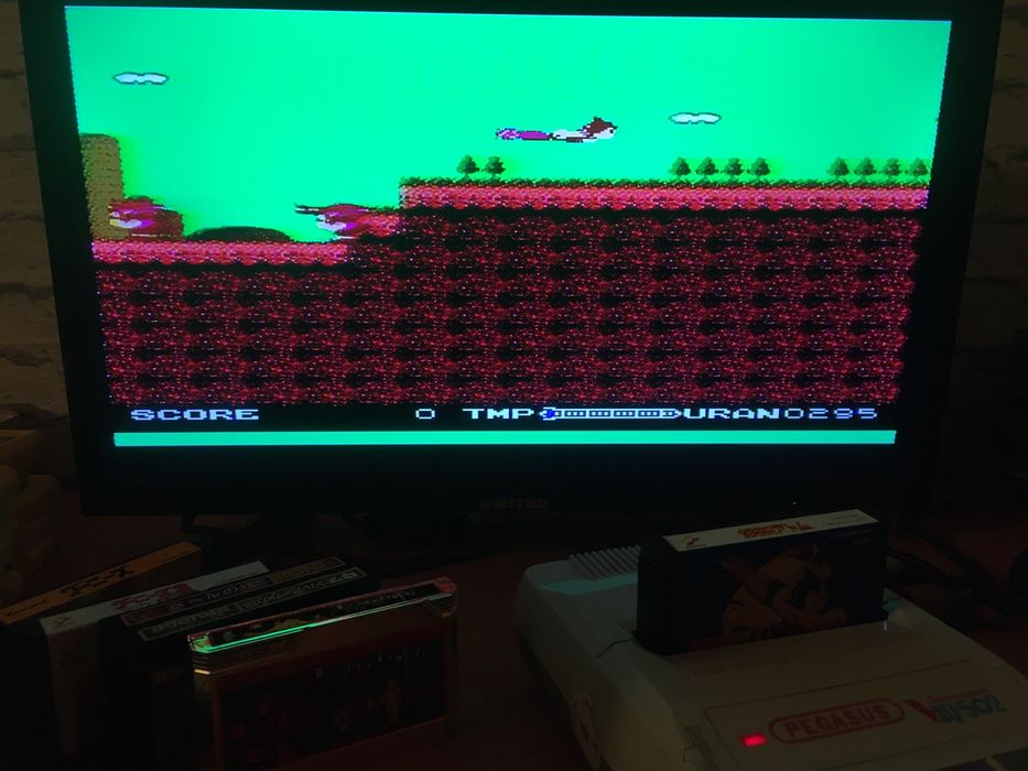 Pegasus gry Astro Boy. Oryginalna Famicom kolekcjoner
