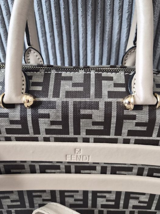 Fendi logowana elegancka torebka