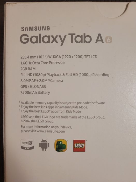 Samsung galaxy tab a6 10.1 novo