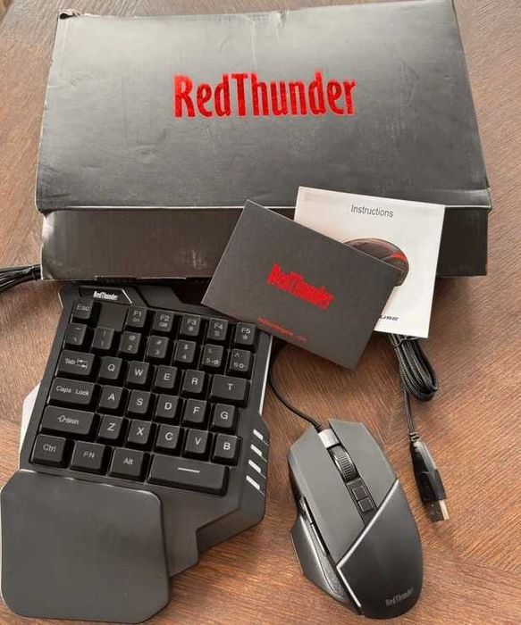 Zestaw Gamingowy Redthunder RGB combo klawiatura + mysz