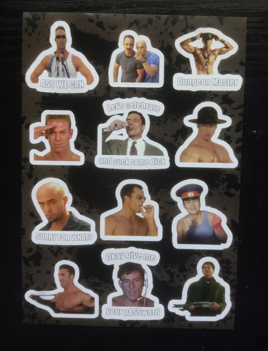 Гачи стикерпак наклейки gachi стикер gachimuchi гачимучи стикеры