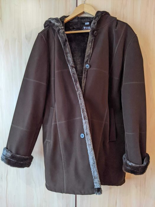 Дублянка еко шкіра, еко хутро, нова