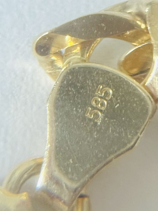 Pancerka złoty lancuszek 585