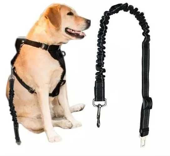 Smycz dla psa do samochodu 80cm