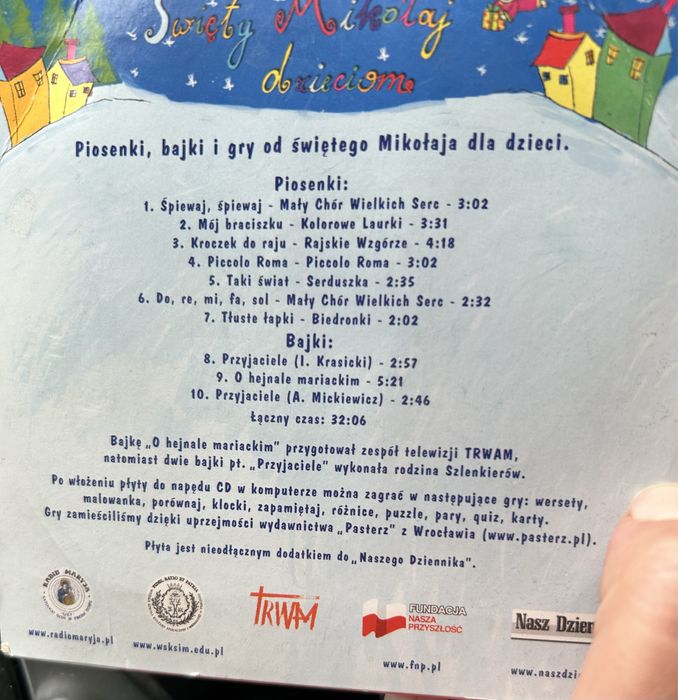 Swiety mikolaj dzieciom-piosenki, bajki