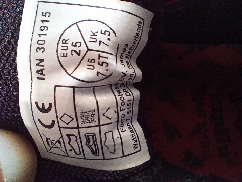 LUPILU Świecące Buty dziecięce rozm 25 16cm